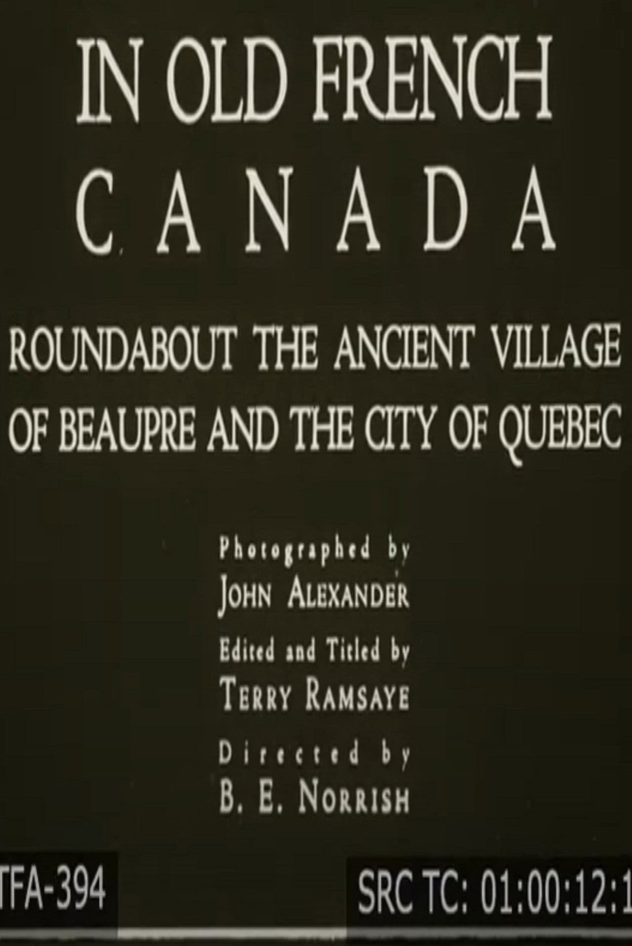 In Old French Canada