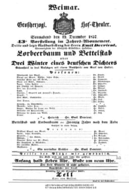 Lorbeerbaum und Bettelstab