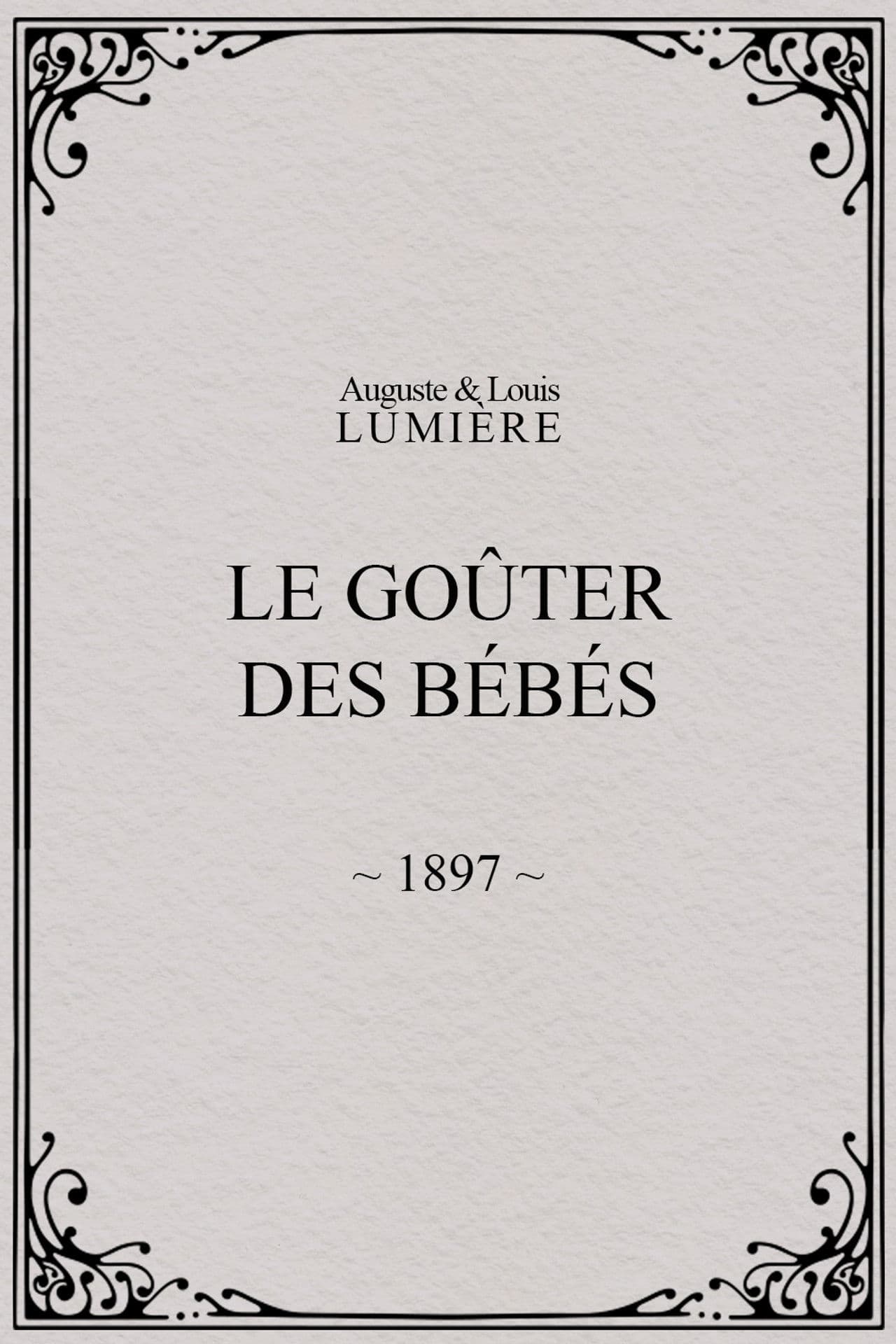 Le goûter des bébés