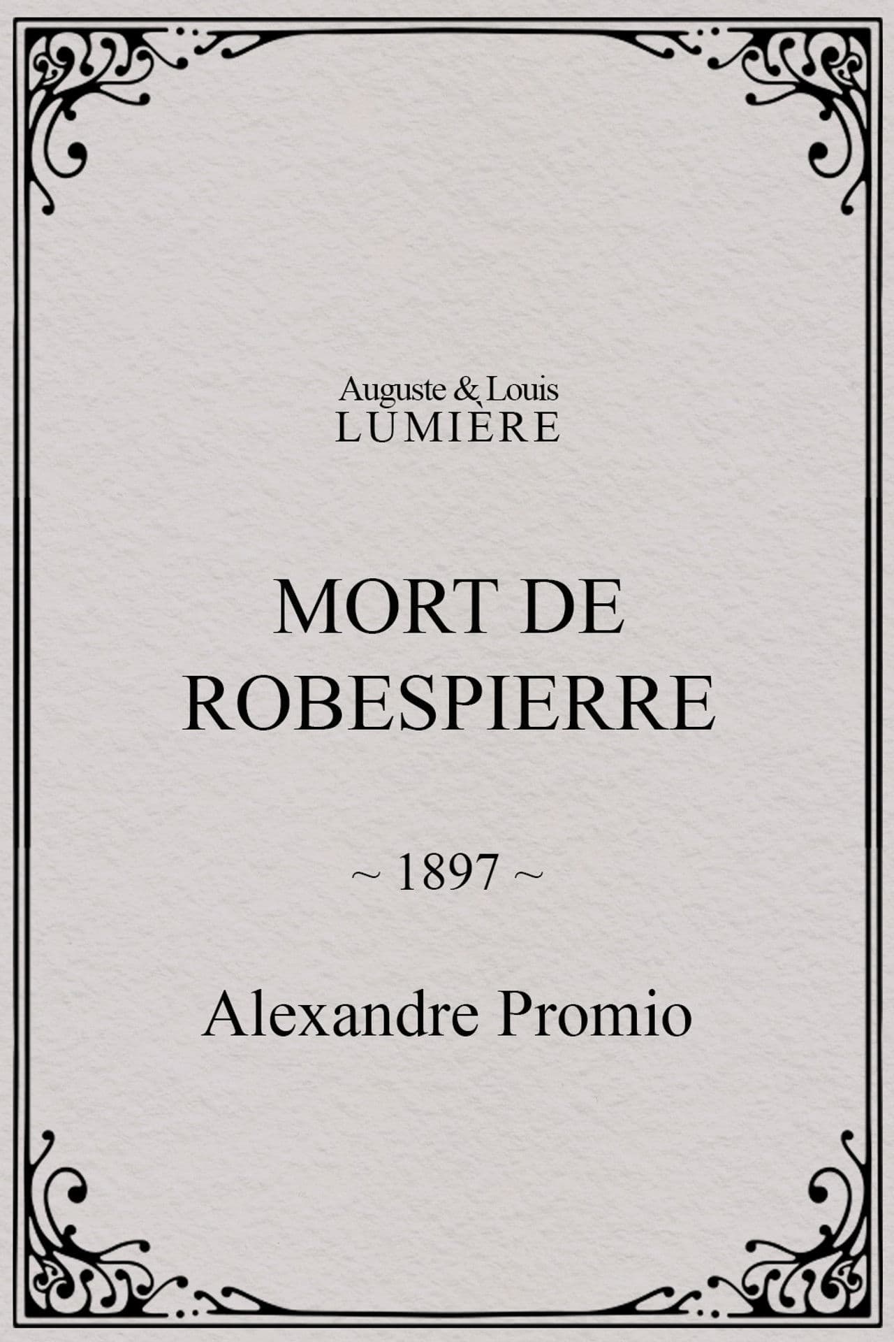 Mort de Robespierre