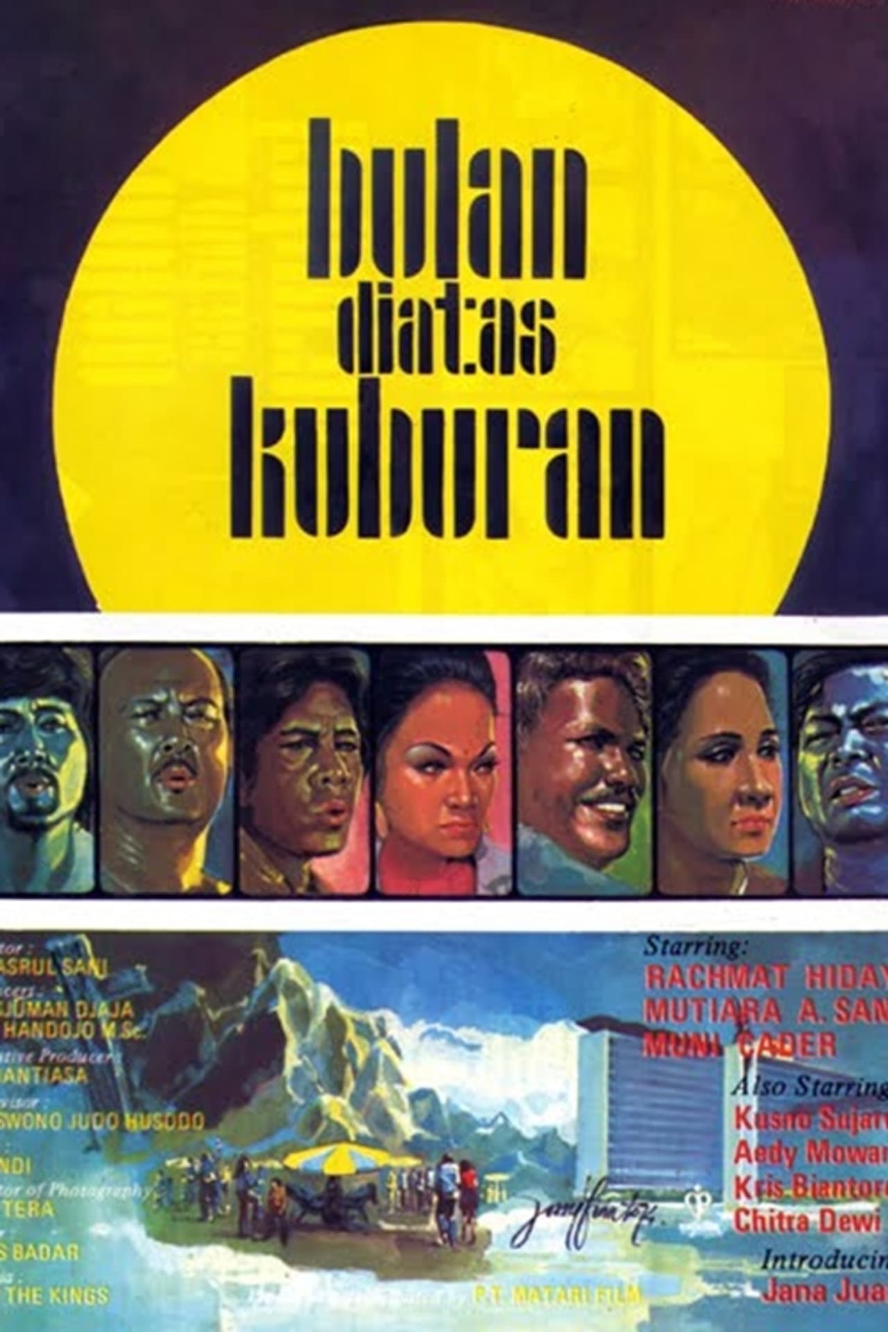 The Moon on the Graveyard