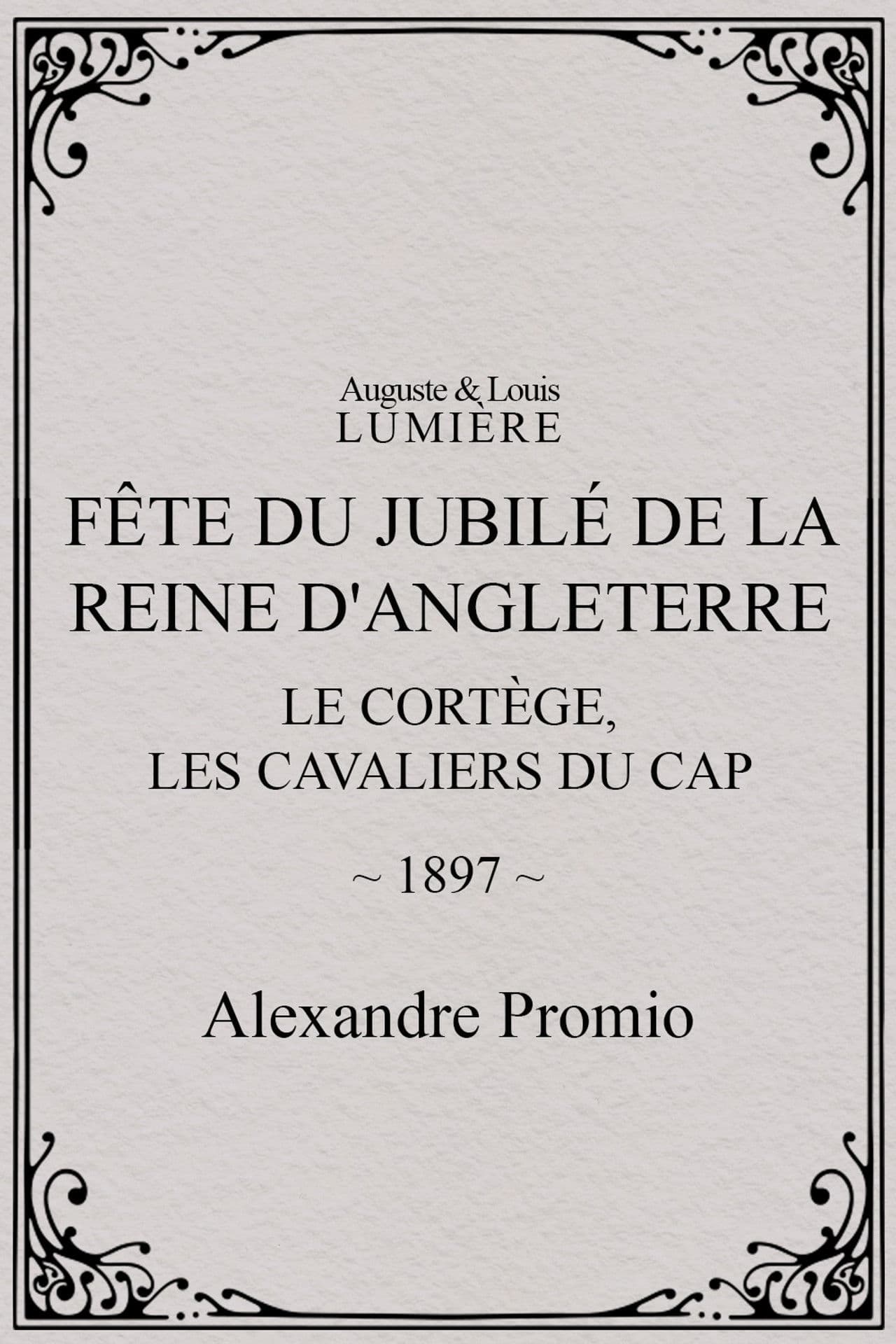 Fête du jubilé de la reine d'Angleterre : le cortège, les cavaliers du Cap