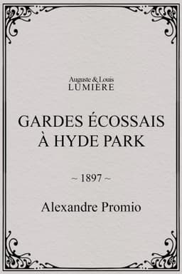Gardes écossais à Hyde Park