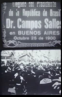 Llegada del Presidente de la República de Brasil Dr. Campos Salles en Buenos Aires