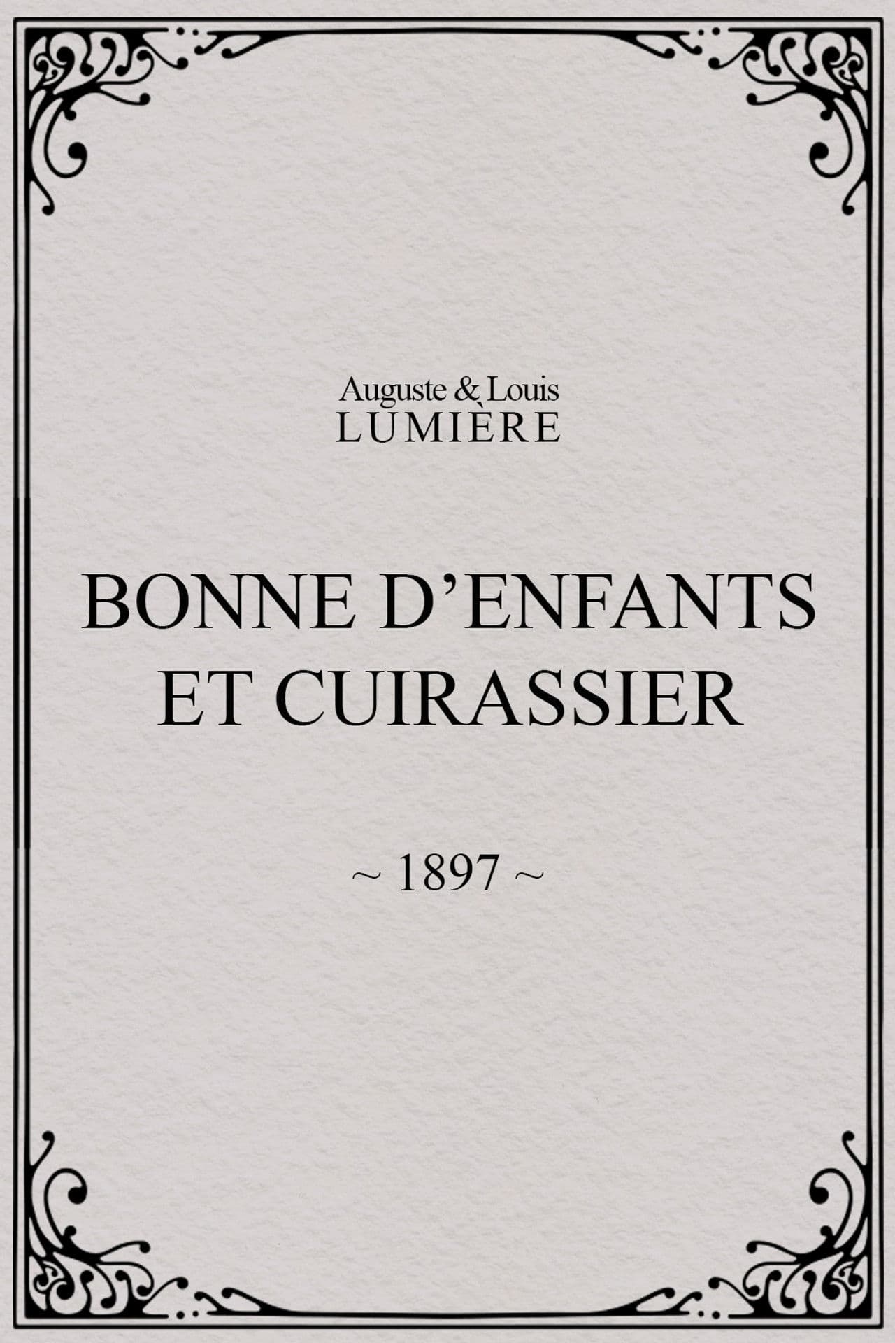 Bonne d’enfants et cuirassier