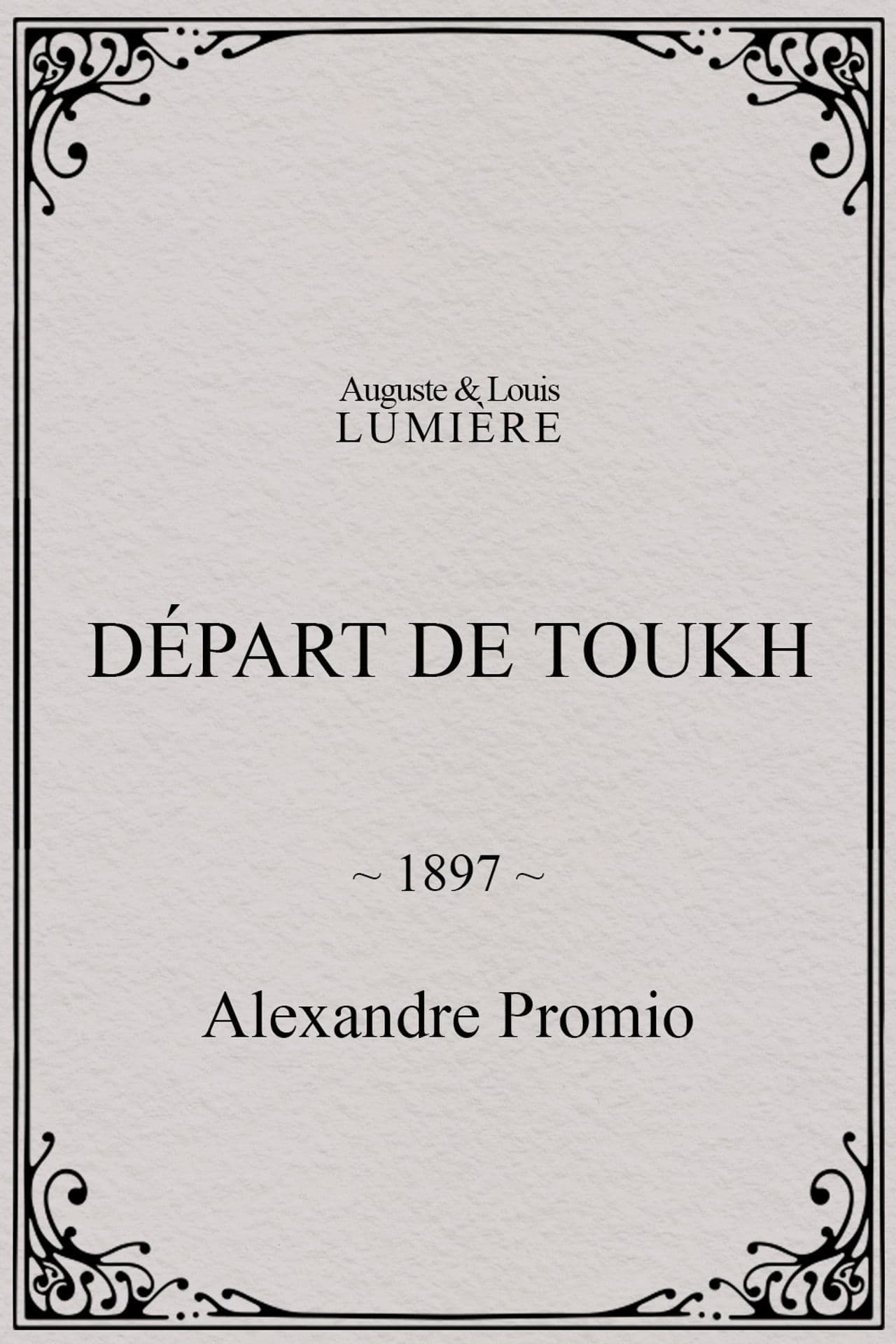 Départ de Toukh