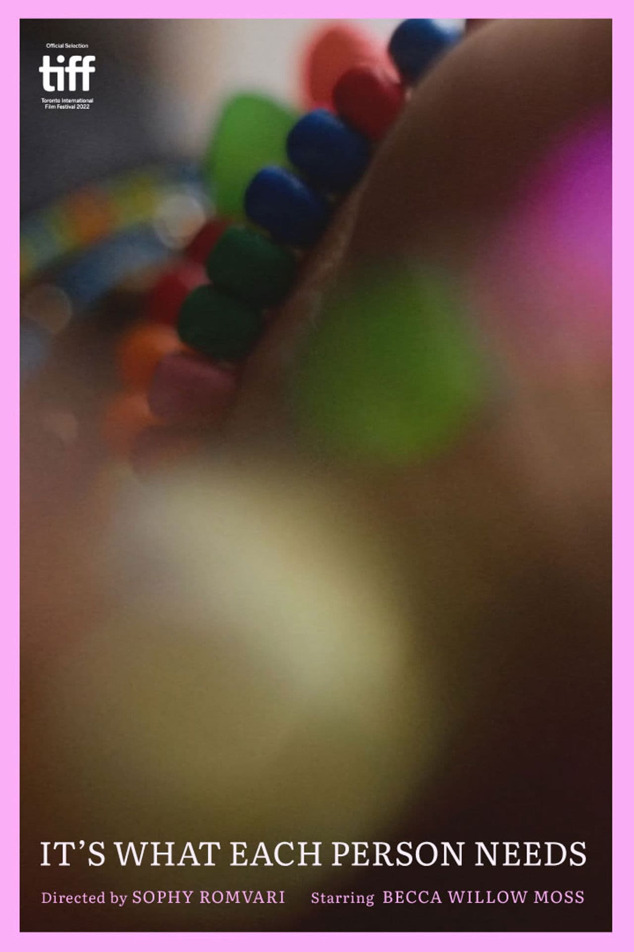 It's What Each Person Needs