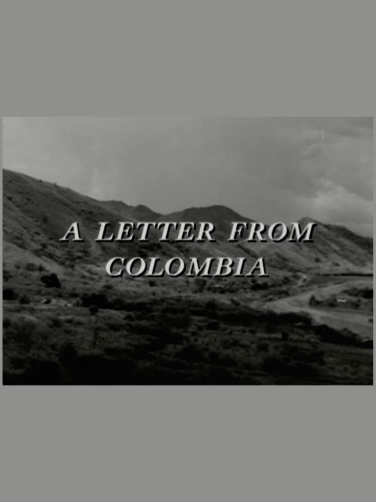 A Letter from Colombia