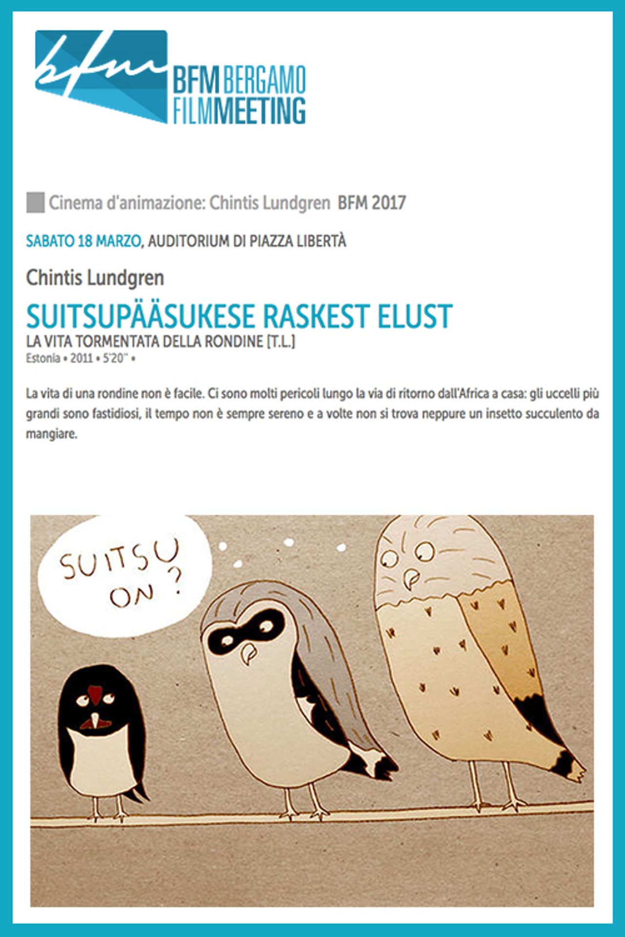 About the Hard Life of the Barn Swallow