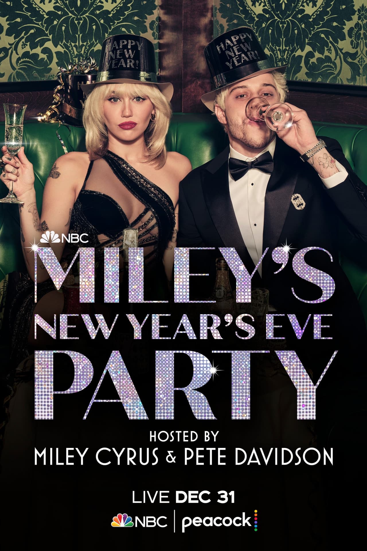 Miley's New Year's Eve Party Hosted by Miley Cyrus and Pete Davidson