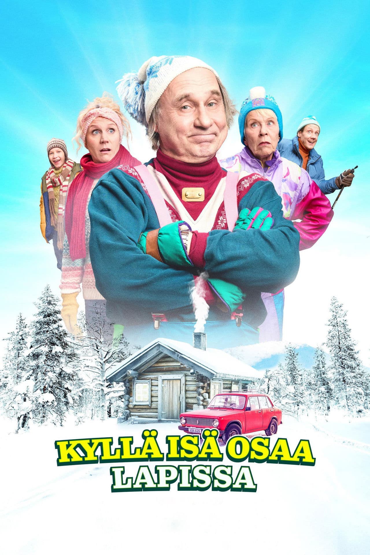 Kyllä isä osaa Lapissa