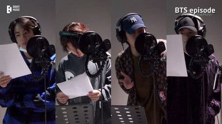 BTS (방탄소년단) ‘Bad Decisions’ Recording Sketch